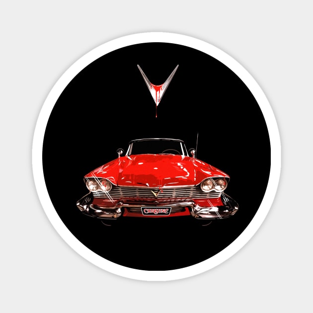 Christine  - 1958 Plymouth Fury Magnet by Artizan